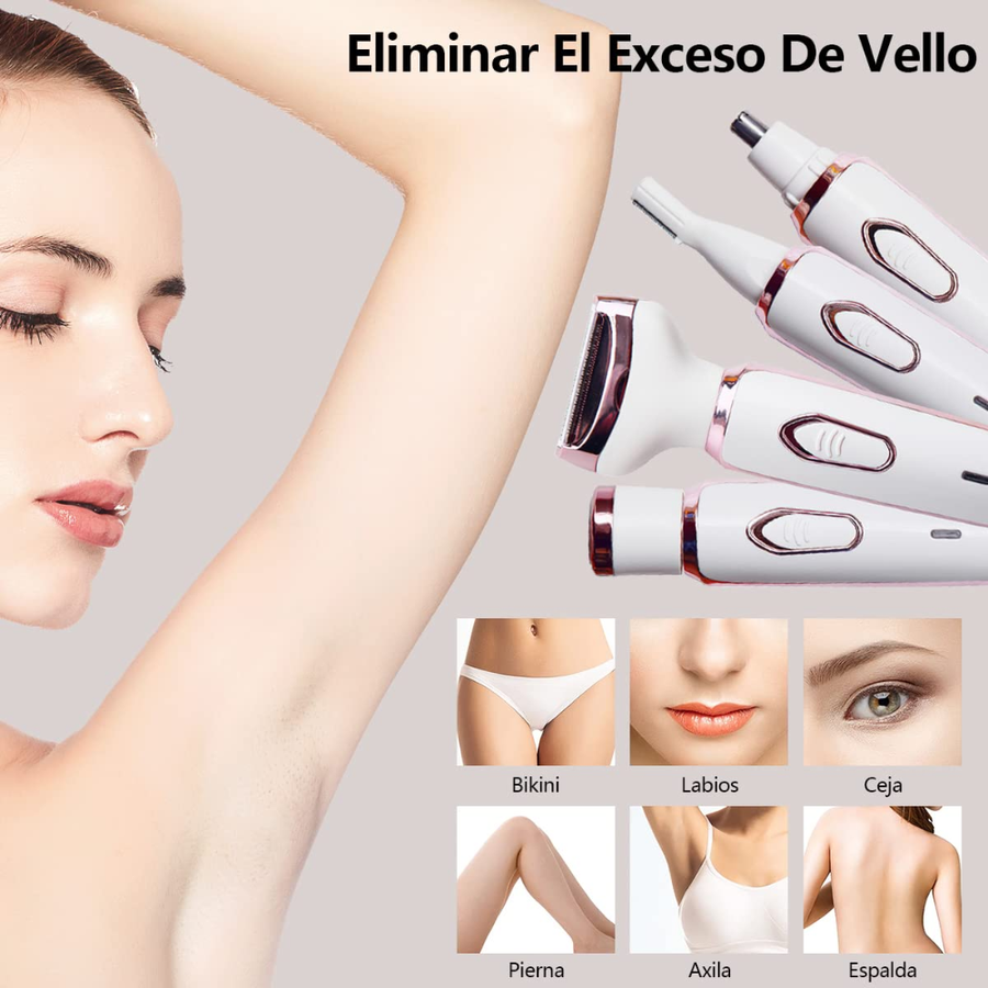 Depilación Facial y Corporal Recargable
